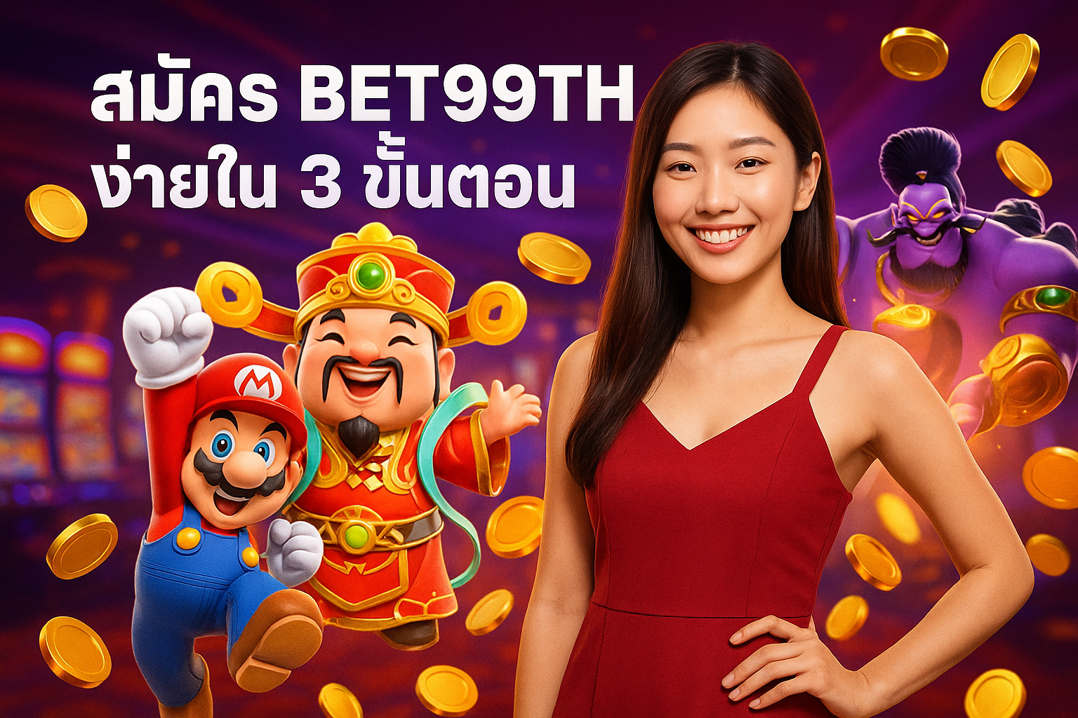 สมัคร BET99TH ง่ายใน 3 ขั้นตอน